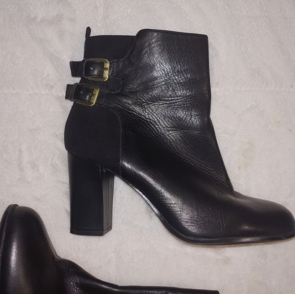 Leather boots.  Size 8 1/2" M. - Picture 1 of 8